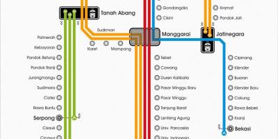 Mappa krl Jakarta