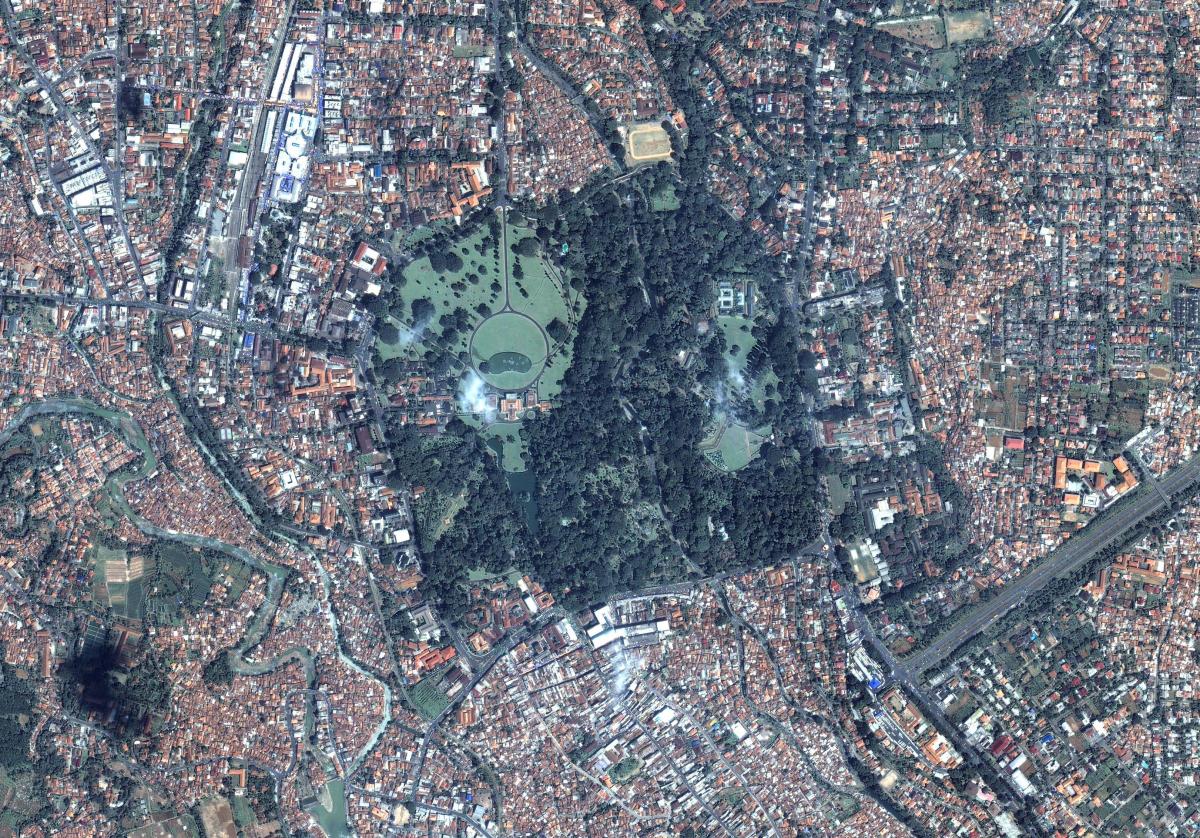 mappa di Jakarta satellitare
