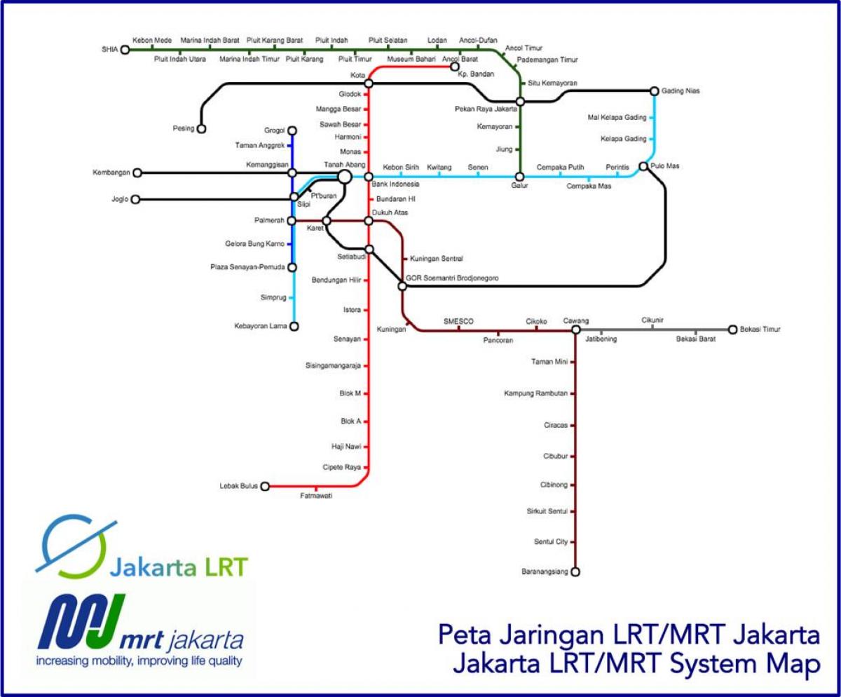 Jakarta lrt mappa