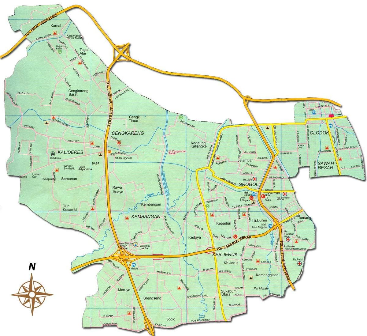 Jakarta mappa
